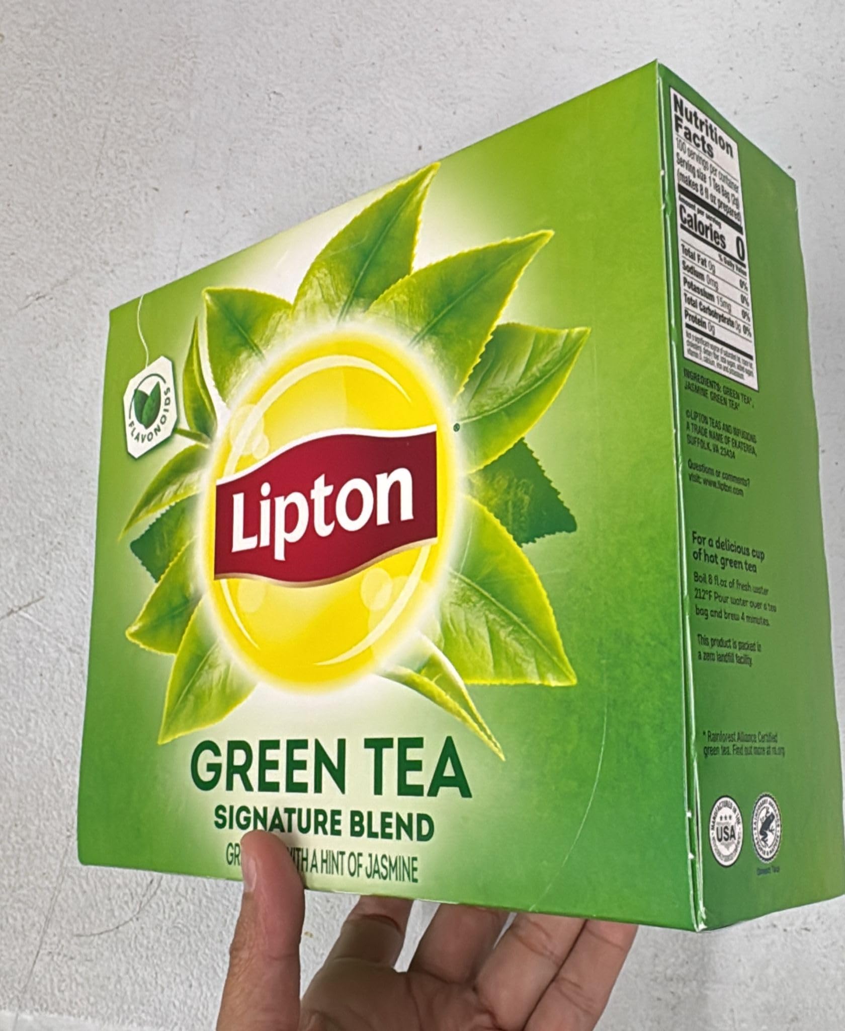 Amazon.com: Lipton Green Tea, 100 Percent Natural Signature Blend